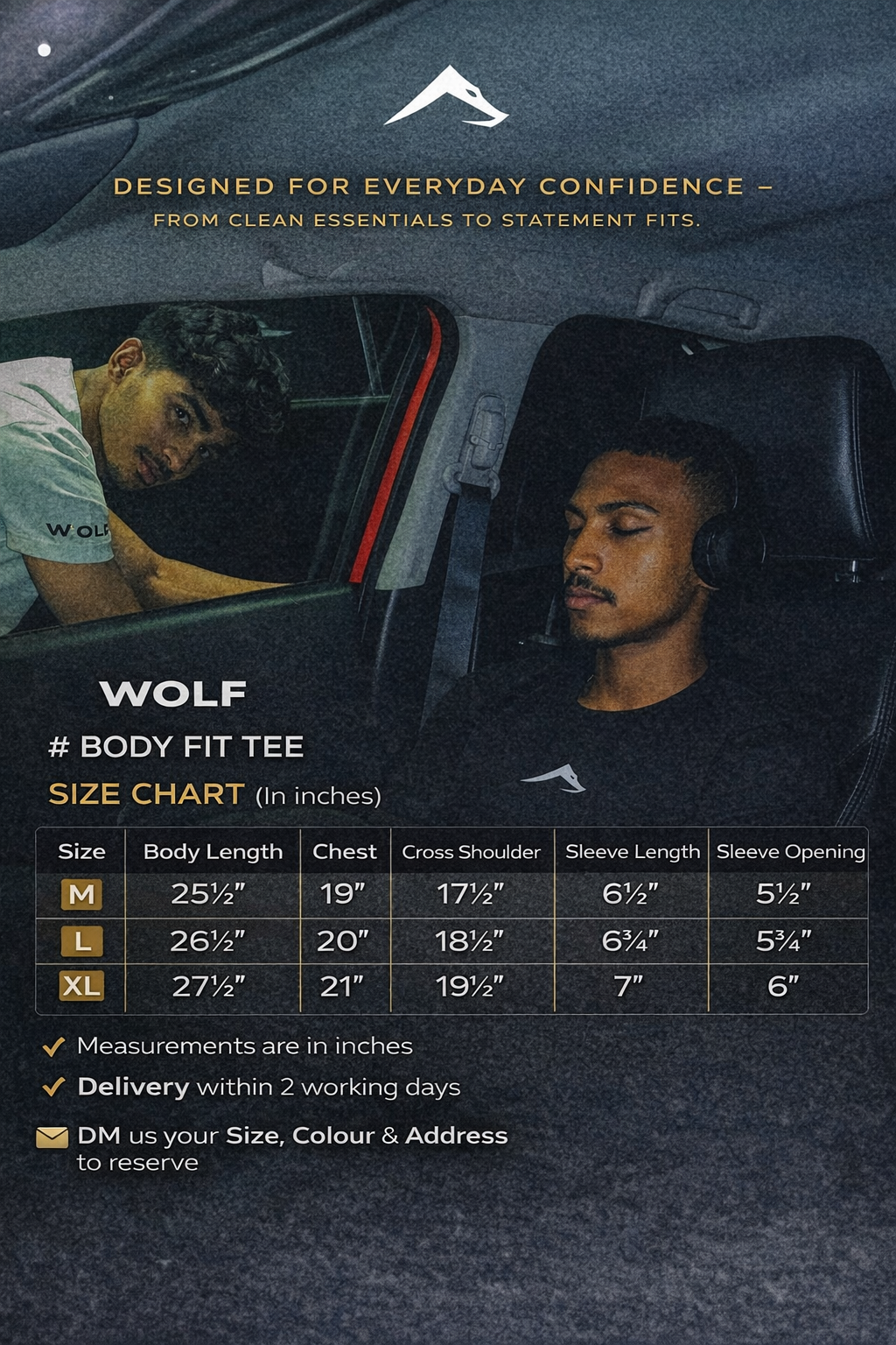 WOLF signature Tee — Limited Edition